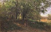 Edmund George Warren,RI Rest in the cool and shady Wood (mk46) oil painting